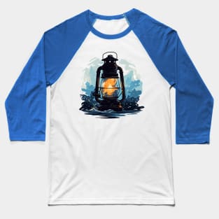 A Guiding Light Flame Lantern Baseball T-Shirt